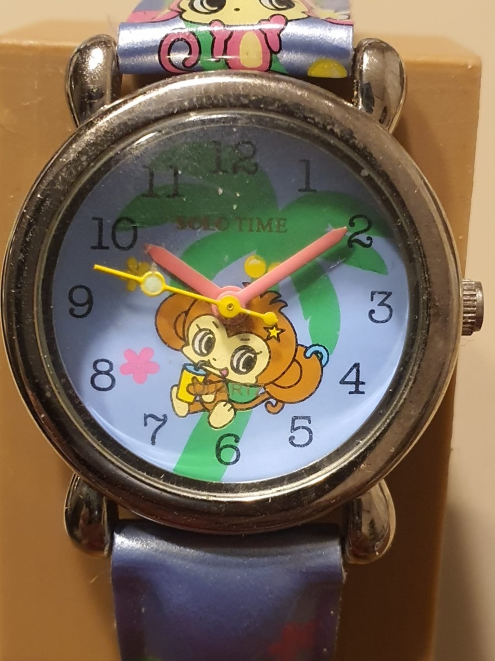🦋10/$20🦋 Solo Time Monkey Design Silver/Purple Girl's Watch